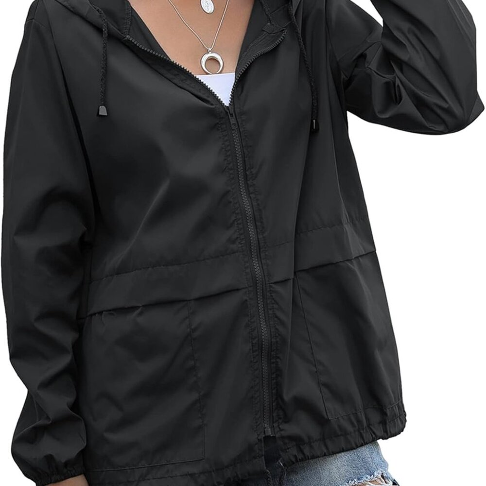 Lightweight Packable Women's Rain Jacket - Stylis… - image 2